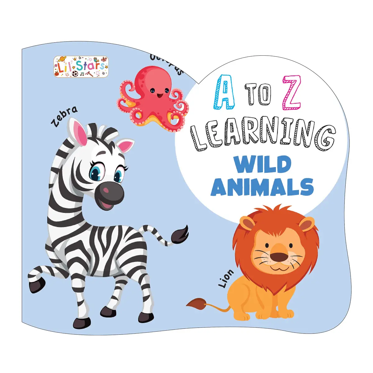 Pegasus A To Z Learning Wild Animal Board Book For Kids Children 1
