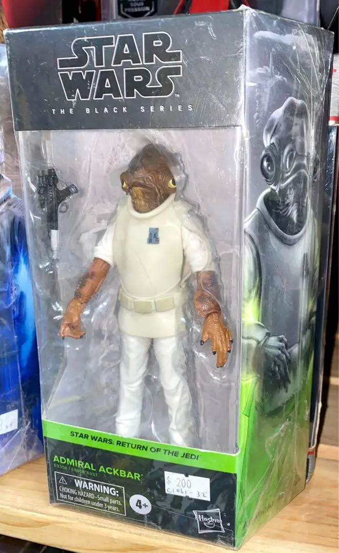 C1061-32 Hasbro Star Wars 星球大戰 The Black Series Figure Admiral Ackbar 74922 Return Of The Jedi 1