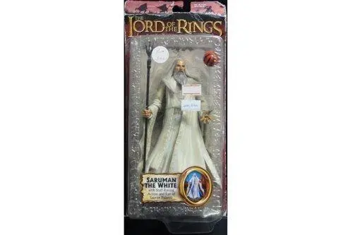 Toy Biz 81402 魔戒二部曲 雙城奇謀 薩魯曼 基斯杜化·李 The Lord Of The Rings The Two Towers Saruman The White With Staff-Raising Action And Eye Of Sauron Palantir Christopher Lee 1113165089 (Lotr 店/Sa) 1
