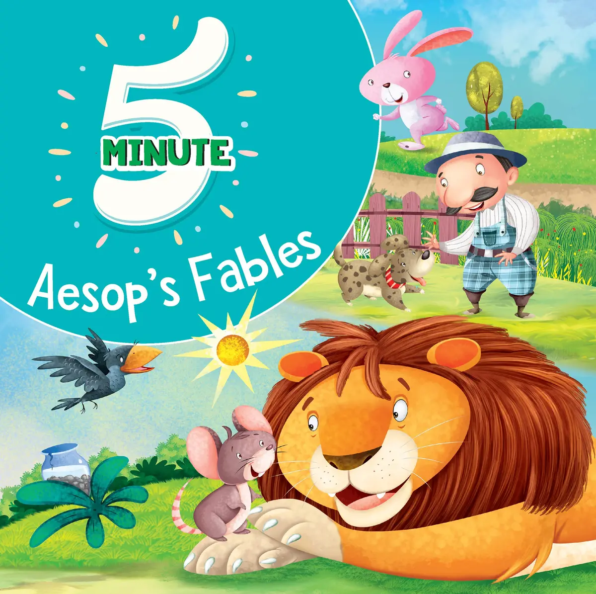 Pegasus 5 Minute Aesop's Fables - Premium Quality Padded & Glittered Book 1