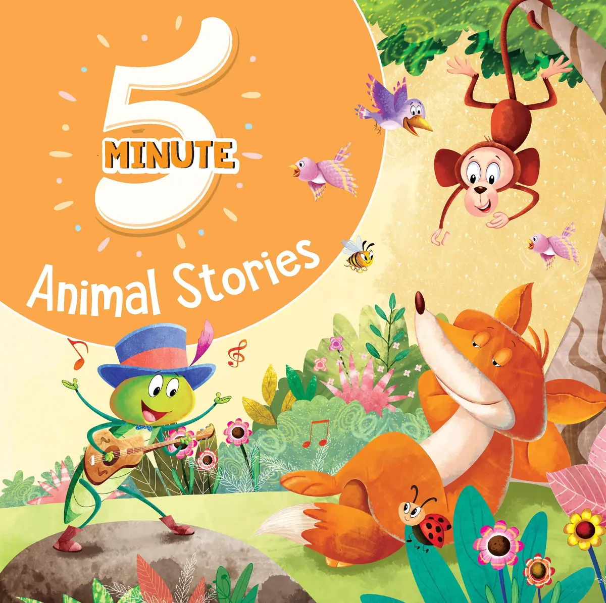 Pegasus 5 Minute Animal Stories - Premium Quality Padded & Glittered Book 1