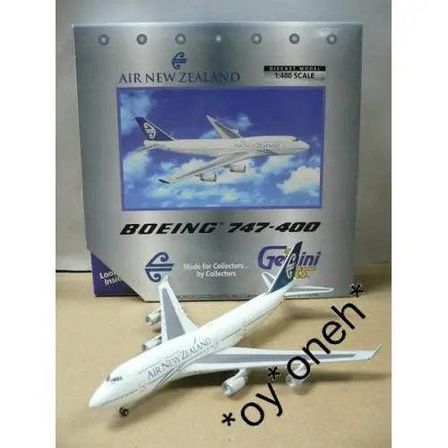 Gemini Jets 1/400 Air New Zealand 新西蘭航空 Boeing 747-419 Zk-Nbt (Gjanz067) (70067) (Piu20) 1