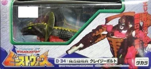 Takara 06628 變形金剛 特種變形勇士 獨立侵攻兵 Transformers Beast Wars D-34 Crazybolt (Buy-Spk) 1