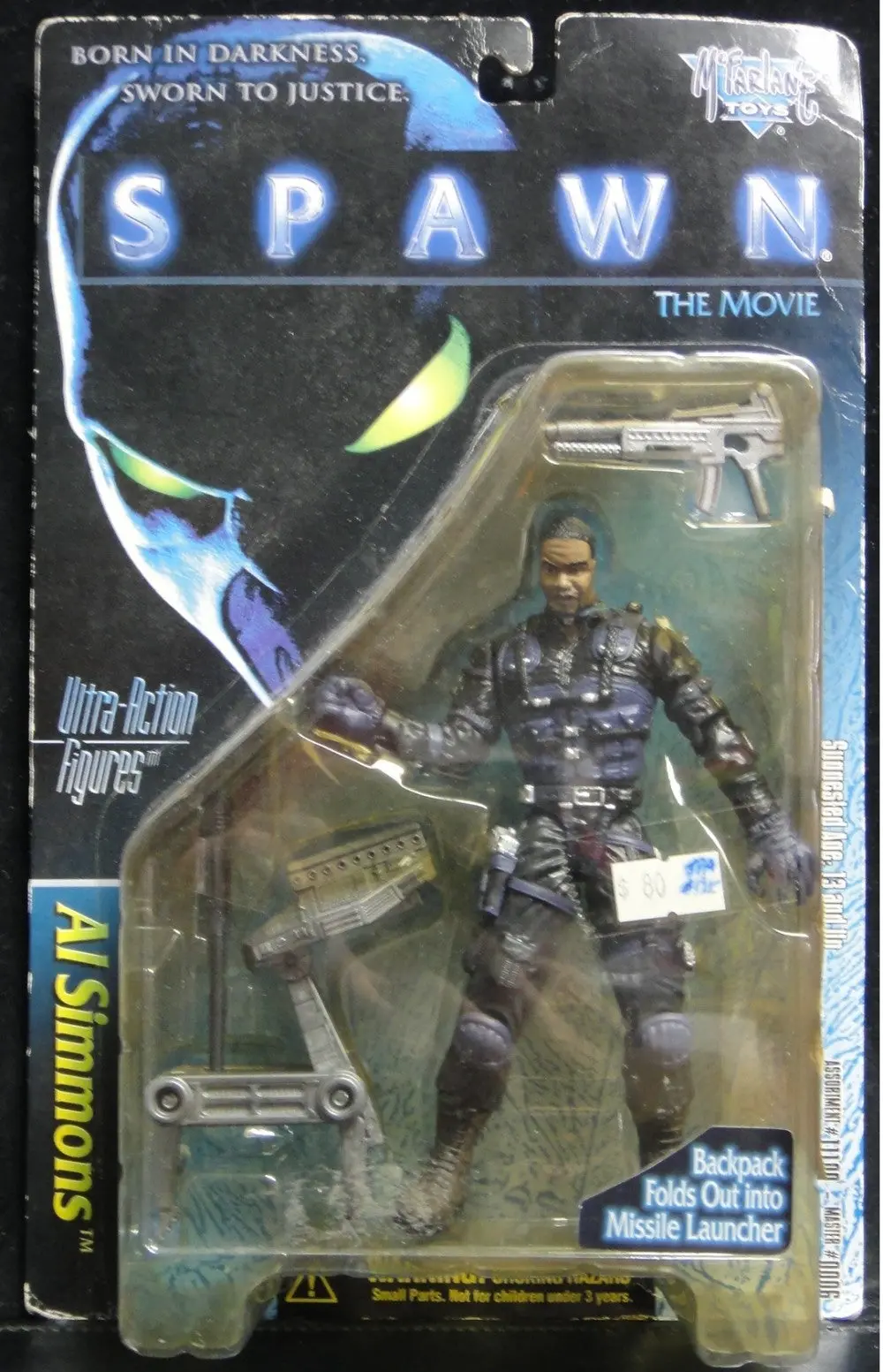 Mcfarlane Toys 再生俠 米高哲威 Todd Mcfarlane's Spawn The Movie Ultra-Action Figures Al Simmons Michael Richard Jai White 85074 (Jpa-195) 1