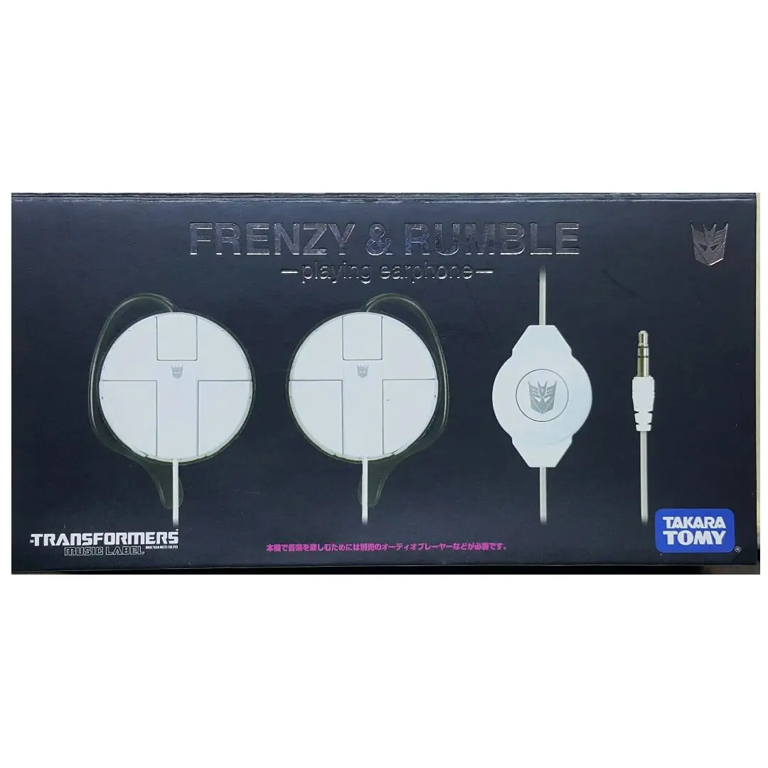 Takara Tomy Transformers Music Label Frenzy & Rumble Playing Earphone 變形金剛 瘋狂 雷響 耳機 (Buy-76744-Spk) 1