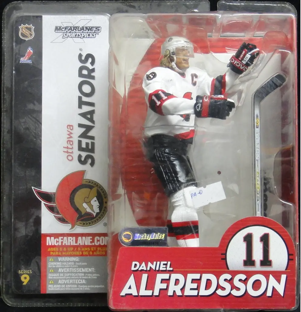 麥法蘭 國家冰球聯盟 東部聯盟 大西洋分區 渥太華參議員 右翼 Mcfarlane Toys Nhl Nhlpa Mcfarlane's Sportspicks Series 9 National Hockey League Eastern Conference Atlantic Division Ottawa Senators Right Wing 11 Daniel Alfredsson 71417 (Pa-0) 1