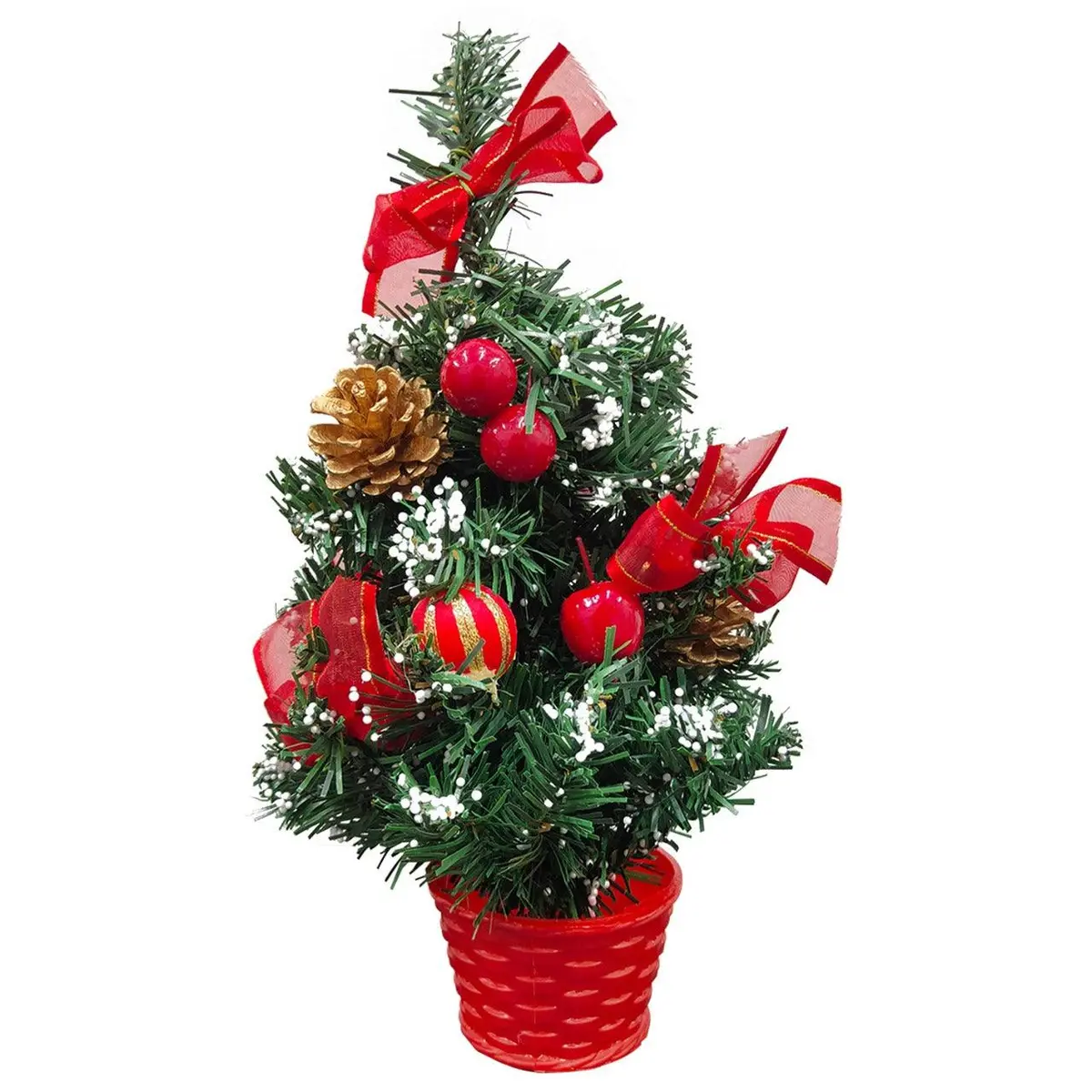 Partycorp 1 Ft Artificial Tabletop Mini Christmas Tree Decor For Office, Room Decor 1