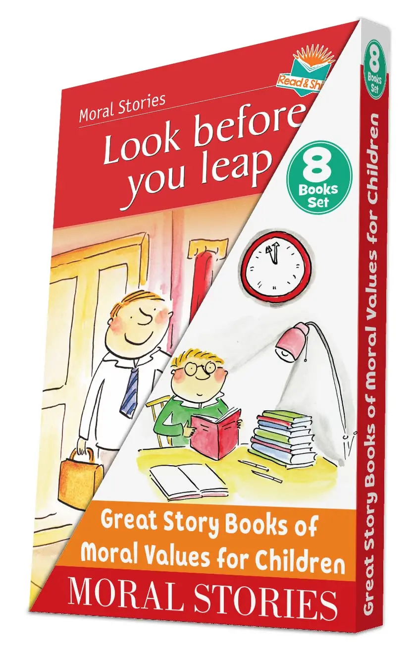 Pegasus Set Of 8 Self Reading Moral Story Books For Children 1