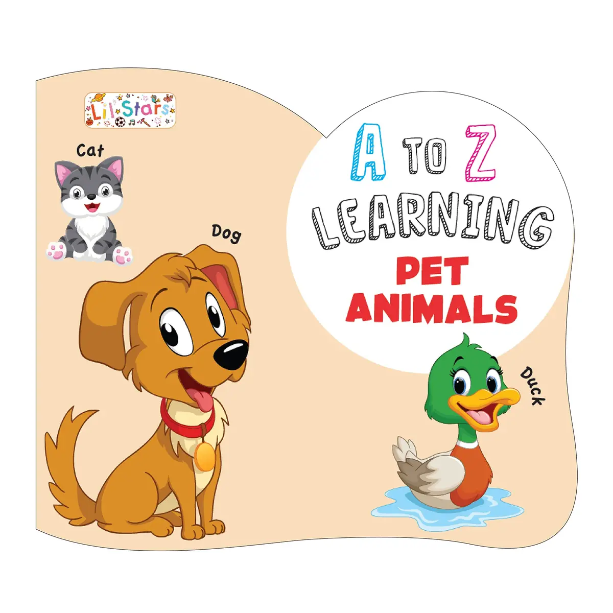 Pegasus A To Z Learning Pet Animal Board Book For Kids Children 1