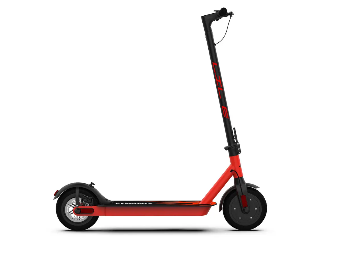 Emotorad Lil E Foldable Electric Kick Scooter, Red & Black - Ride On Toy For Ages 12 Years And Above 1