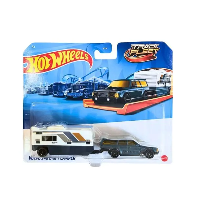 Hot Wheels Track Fleet Volvo 240 Drift Camper Truck For Ages 3 Years And Up 1