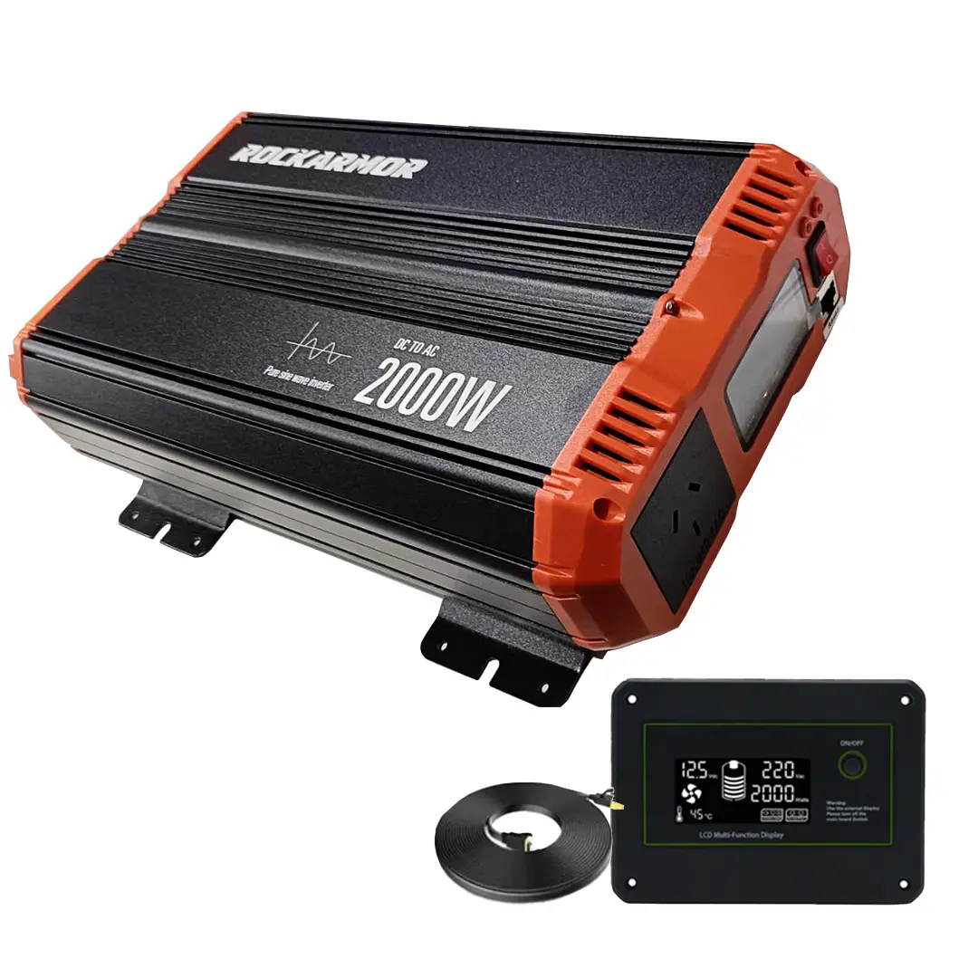 2000W Pure Sine Wave Inverter - Rockarmor 1