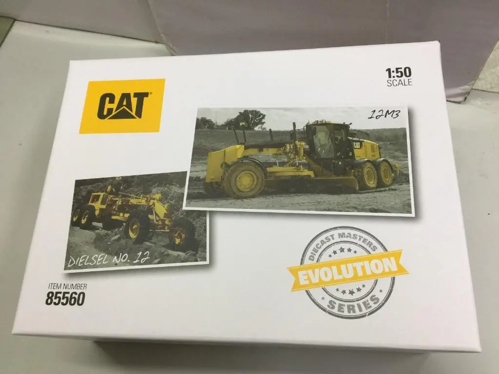 Diecast Masters 1/50 Cat Diesel No. 12 & 12M3 Motor Grader (85560) (49560) (C1128-42) 1