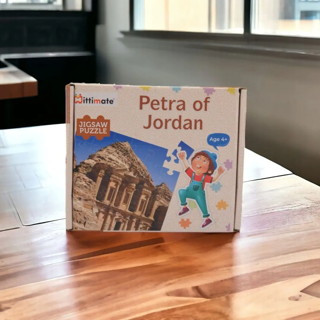 Mittimate Petra Of Jordan Jigsaw Puzzle – 36-Piece Cardboard Puzzle For Kids (Ages 4-6) | Fun, Learning & Perfect Birthday Gift 1