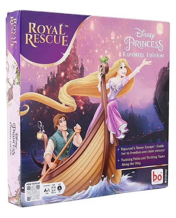 Bo Games Disney Princess Royal Rescue Rapunzel Edition Playing Board Games For Kids Ages 3+ 1