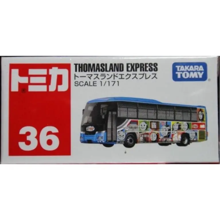 Tomica 36 湯瑪士 巴士 Thomasland Express 1/171 80096 (Piu/Kw171-28) 1