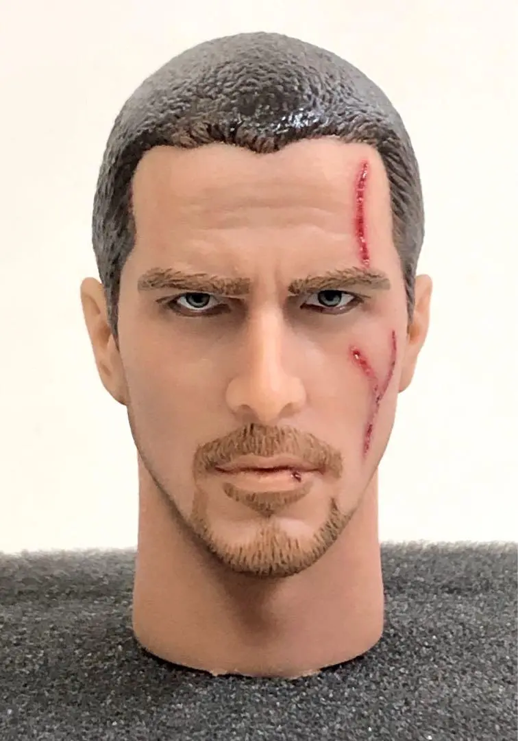 1/6 Custom Terminator Salvation 未來戰士 John Connor Final Battle Version Christian Bale Head Sculpt 頭雕 (Piu-280Sa) For 12” Figure 1