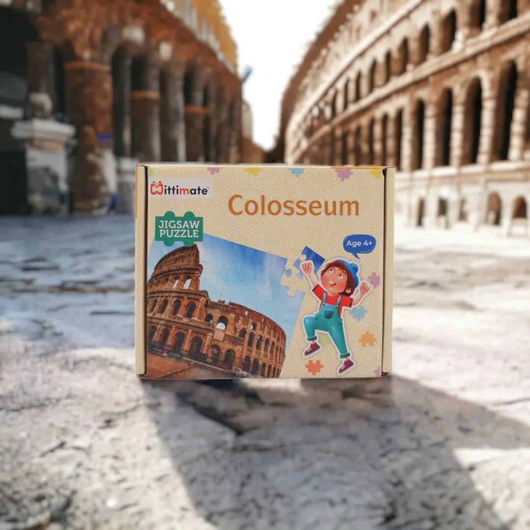 Mittimate Colosseum Jigsaw Puzzle – 36-Piece Cardboard Puzzle For Kids (Ages 4-6) | Fun, Learning & Perfect Birthday Gift 1