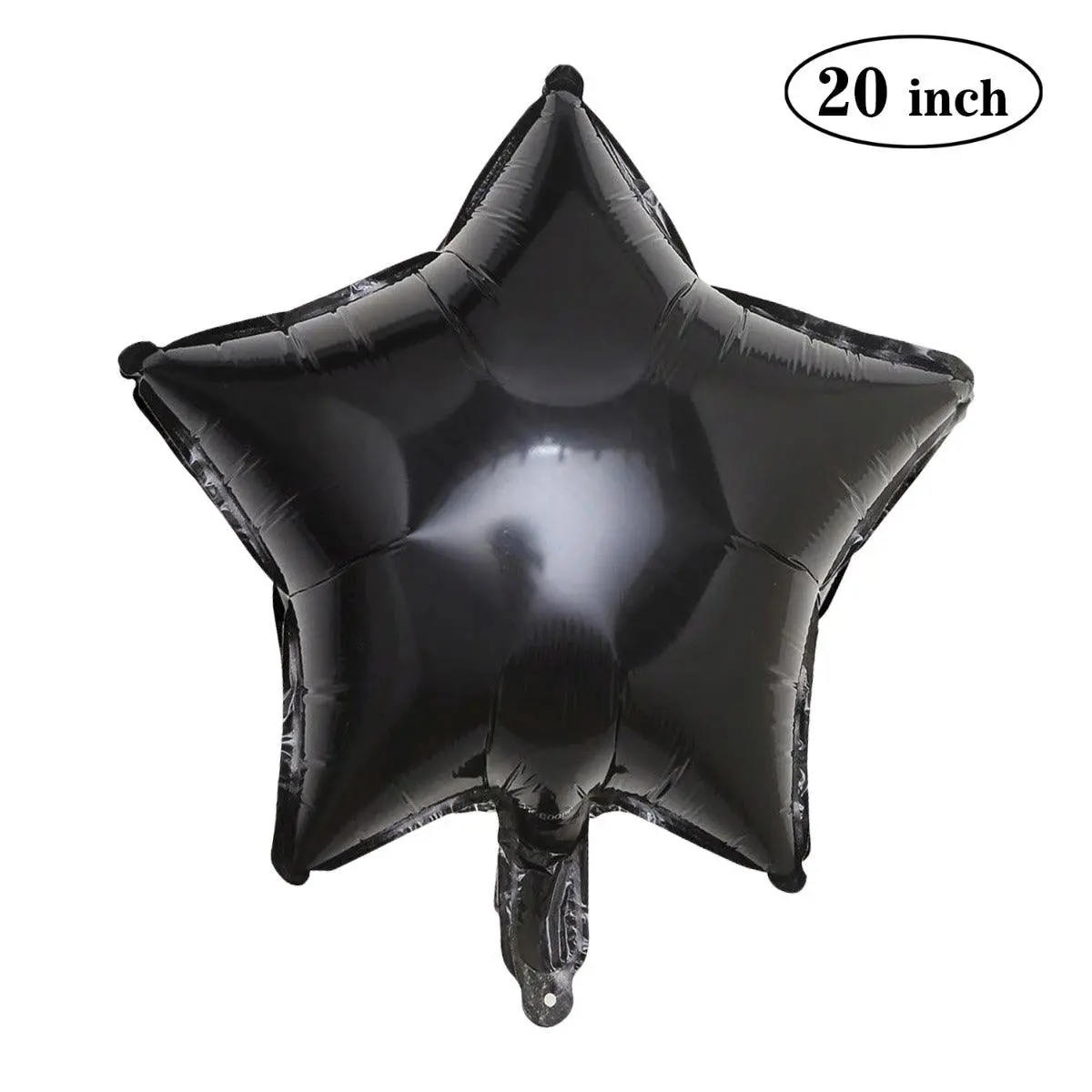 Partycorp 20 Inch Black Star Foil Balloon, 1 Pc 1