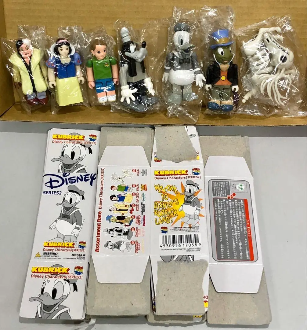 Medicom 100% Kubrick Disney Characters Series 2 Set Of 7 Kub058 (Spk-17058) 1