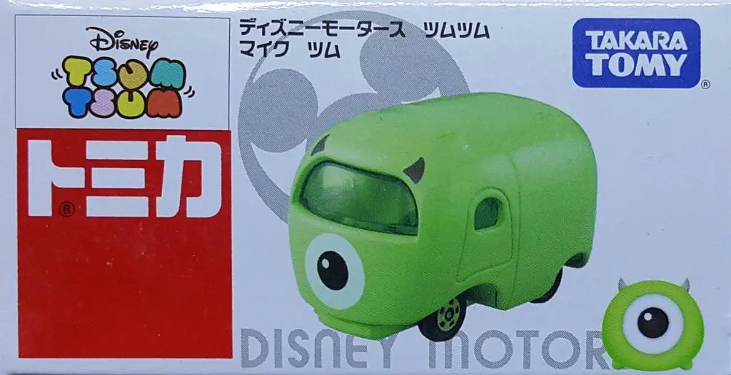 Takara Tomy 84421 Tomica 迪士尼松松 怪獸公司 大眼仔 米高華素基 Disney Motors Tsum Tsum Monsters Inc Mike Michael Wazowski Tsum (Epc-737P-13) 1