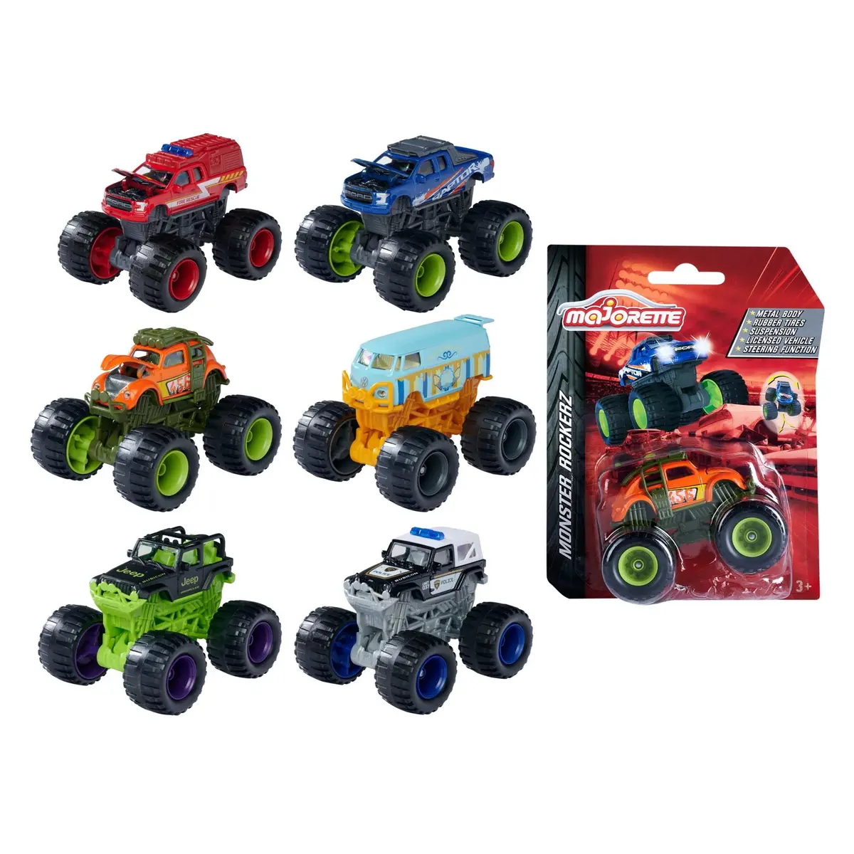 Majorette Monster Rockerz Series - Design & Style May Vary, Only 1 Model Included 1