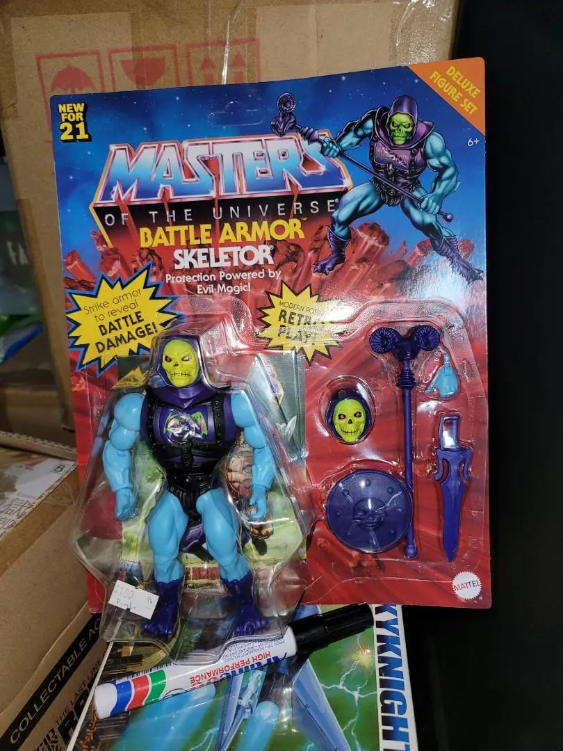 Masters Of The Universe He-Man Battle Armor Skeletor 骷髏魔 Mattel 1