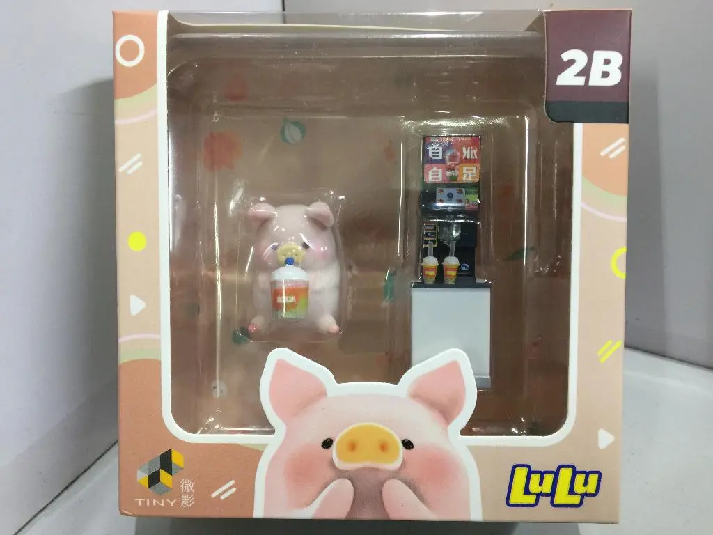 Toyeast Tiny 1/35 2B Lulu 7-Eleven 迷你思樂冰機 X 暢飲 Lulu 豬 Ats35010 00074 (C1120-44) 1