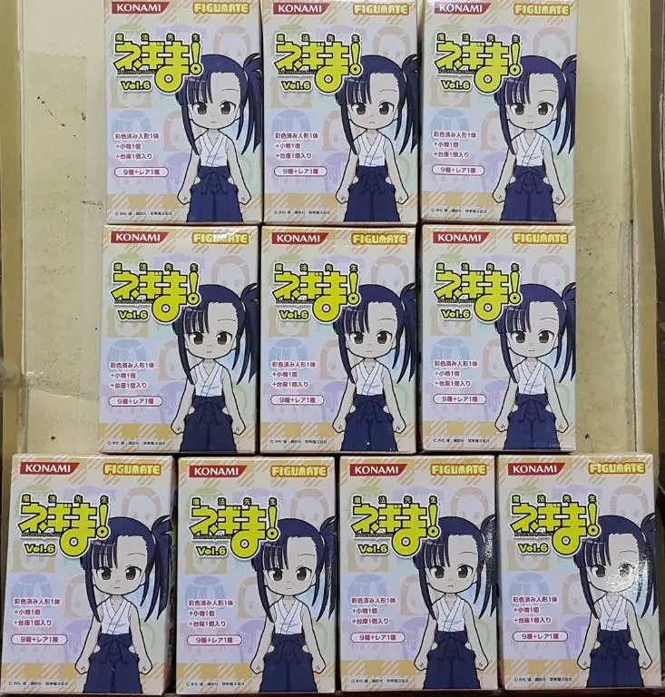 Konami 13022 魔法先生 魔法老師 第六彈 柿崎美砂 釘宮圓 椎名櫻子 村上夏美 葉加瀨聰美 櫻咲剎那 札吉雷妮蒂 四葉五月 那波千鶴 連稀有版 魔法先生 盒蛋套裝 Figumate Negima Magister Negi Magi Vol.6 With Rare Set (Buy-Mc) 存 (Buy) 1