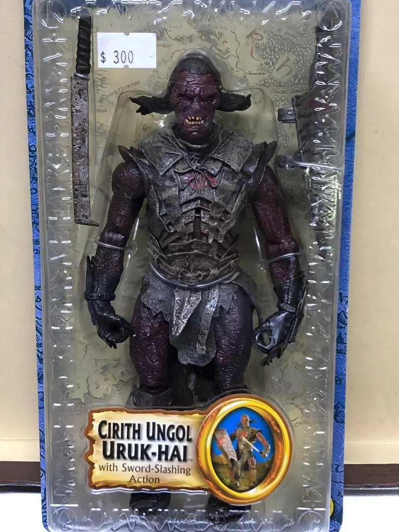 Toy Biz 81364 魔戒三部曲 王者再臨 強獸人 The Lord Of The Rings The Return Of The King Cirith Ungol Uruk-Hai With Sword-Slashing Action (Lotr) 1