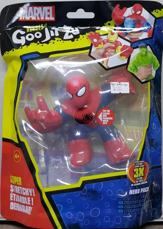 Character 21319 漫威英雄人物系列 功夫英雄 蜘蛛俠 Marvel Heroes Goo Jit Zu Super Stretchy Spider-Man (Epc-2145C-30) 存 1