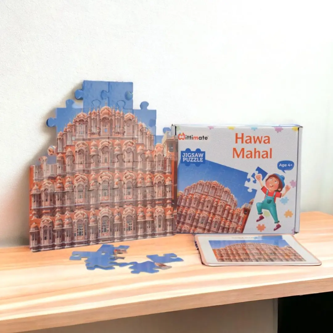 Mittimate Hawa Mahal Jigsaw Puzzle – 36-Piece Cardboard Puzzle For Kids (Ages 4-6) | Fun, Learning & Perfect Birthday Gift 1