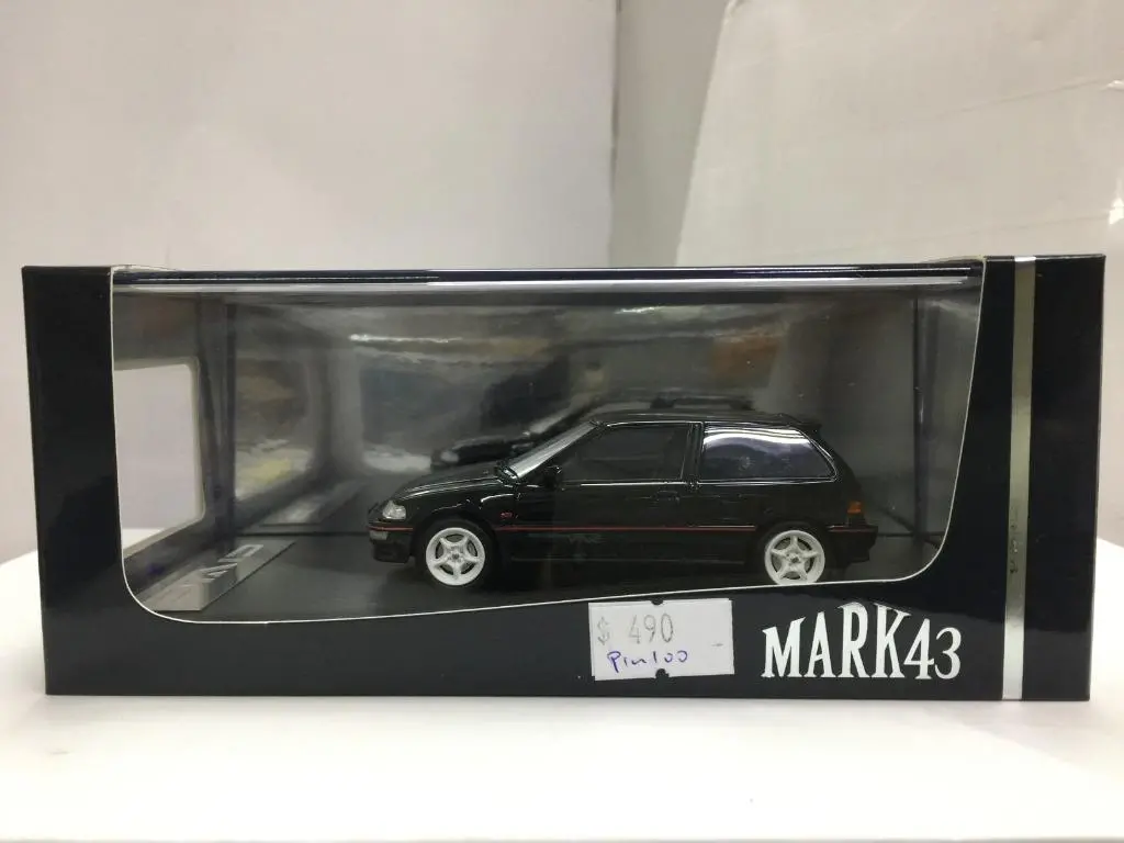 Hobby Japan Mark 43 1/43 Honda Civic Ef9 Sir Ii With 無限 Rnr Wheel Black Metallic (Pm4396mbk) (04907) (Piu100) 1