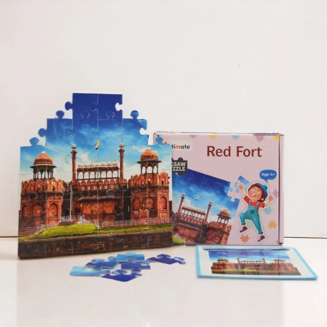 Mittimate Red Fort Jigsaw Puzzle – 36-Piece Cardboard Puzzle For Kids (Ages 4-6) | Fun, Learning & Perfect Birthday Gift 2