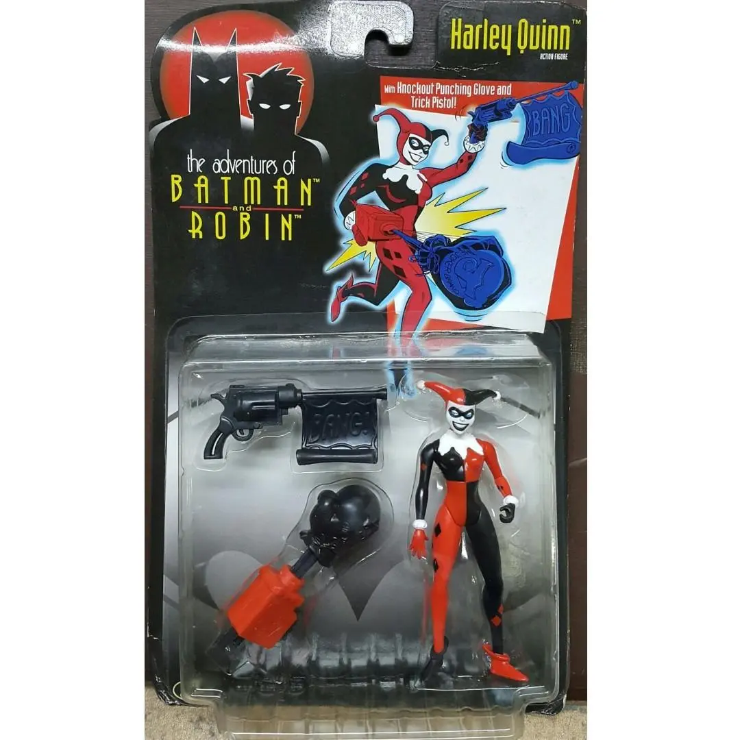 Kenner 63829 蝙蝠俠與羅賓大冒險 哈蕾奎茵 小丑女 The Adventures Of Batman And Robin Harley Quinn With Knockout Punching Glove And Trick Pistol (Buy-Spk 倉1121) 1