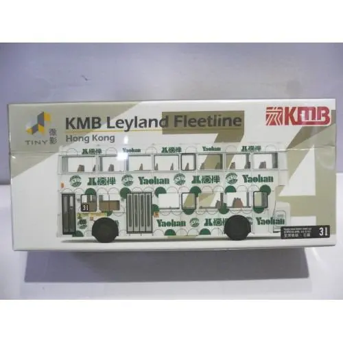 Toyeast Tiny City 74 Die-Cast Model Car Yaohan Kmb Leyland Fleetline Bus Kmb-M-2017009 11633 (C920-6) 1
