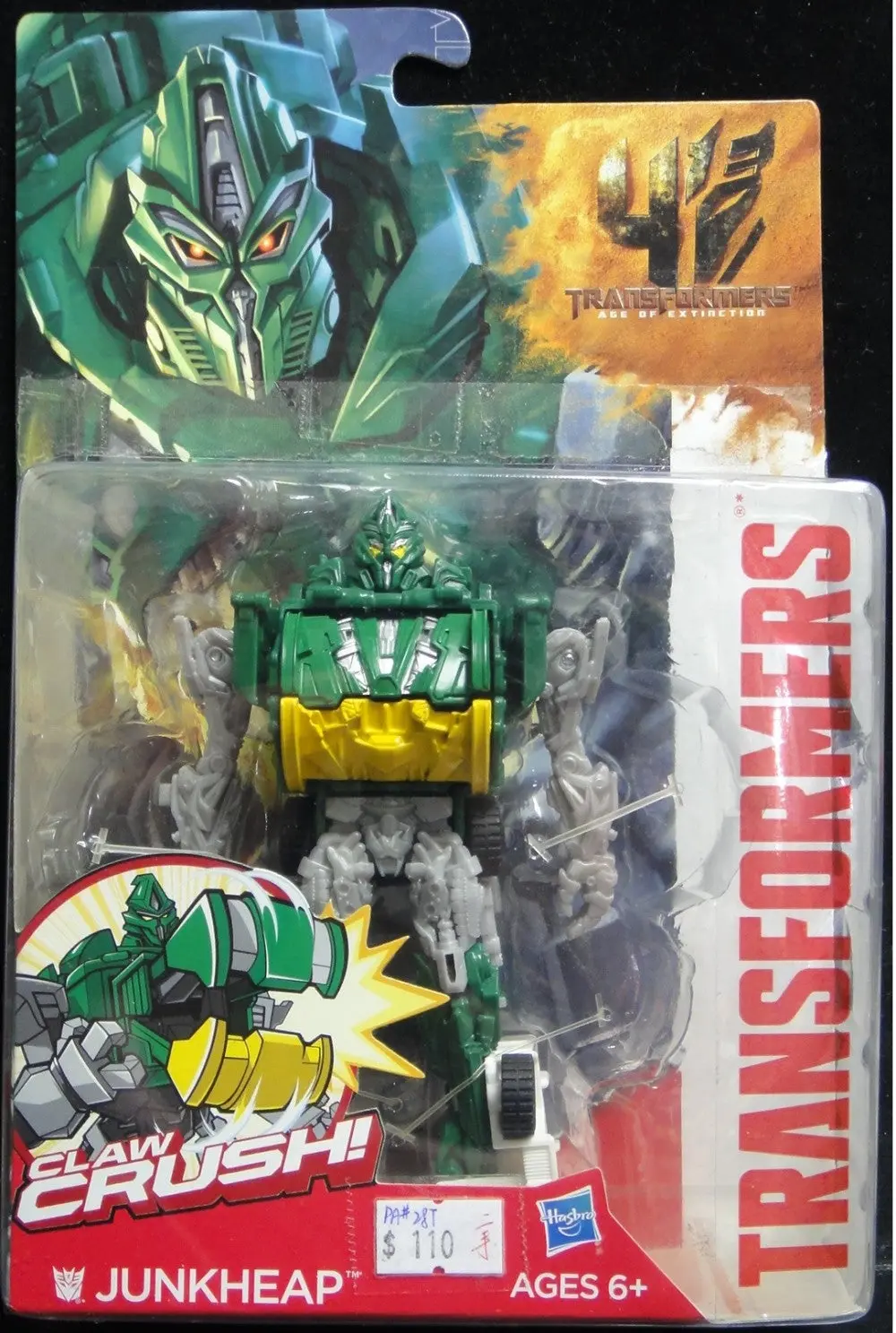 Hasbro 變形金剛 電影 4 纖滅世紀 Transformers Movie 4 Age Of Extinction Claw Crush Junkheap 26283 (Pa-28T) 1