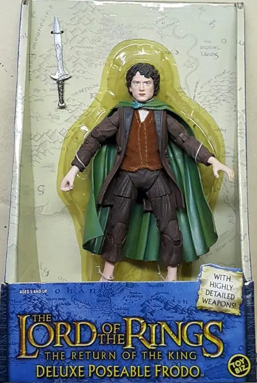 Toy Biz 81221 魔戒三部曲 王者再臨 佛羅多 伊力查活 The Lord Of The Rings The Return Of The King Deluxe Poseable Frodo Elihah Wood (Lotr) 1113174292 特價發售 1