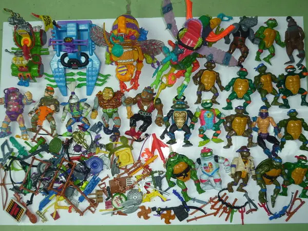 Playmates Movie Cartoon Vintage Turtles Teenage Mutant Ninja 忍者龜 Tmnt Action Figure Set (Piu#795) B31451181 1