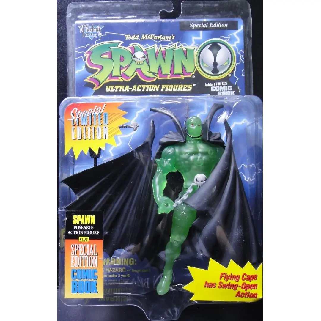 Mcfarlane Spawn Action Figure And Special Edition Comic Book 再生俠 (Buy-90239-Spk) 1
