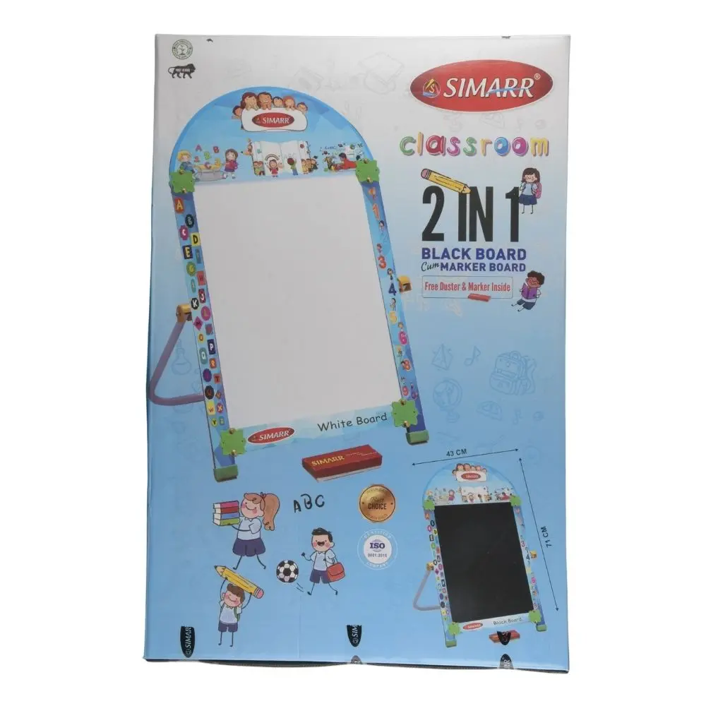 Simarr 2 In 1 Black Board For Kids Ages 3 Years And Up 1