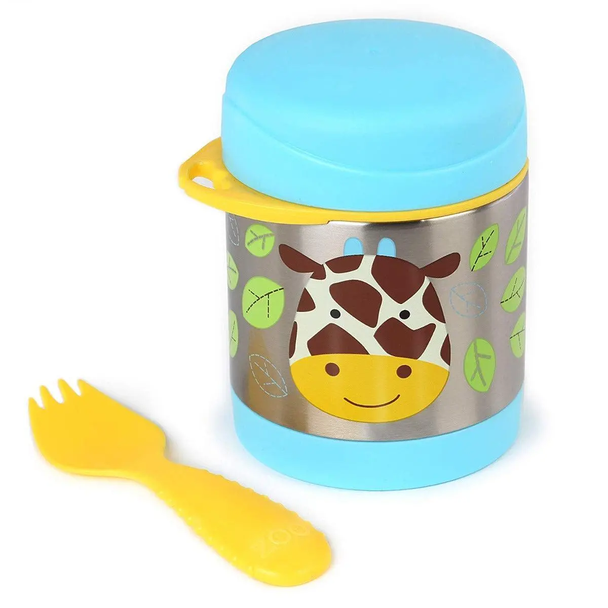 Skip Hop Zoo Back To School Insulated Little Kid Giraffe - Food Jar For Ages 3-6 Years 2