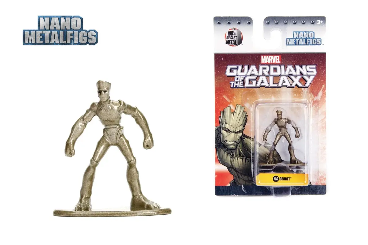 Jada Metals Die Cast Marvel 1.65-Inch Nano Figure Groot 1