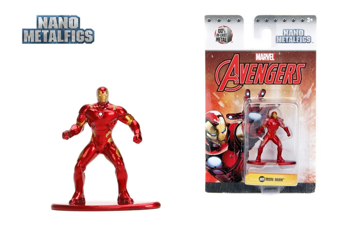 Jada Metals Die Cast Marvel 1.65-Inch Nano Figure Iron Man 1