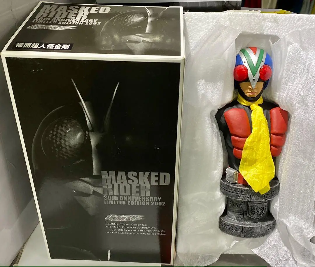 Legend 幪面超人 怪金剛 陶瓷半身像 Masked Rider Riderman 30Th Anniversary Limited Edition 2002 Resin Bust (Elt-23-60) 存 1