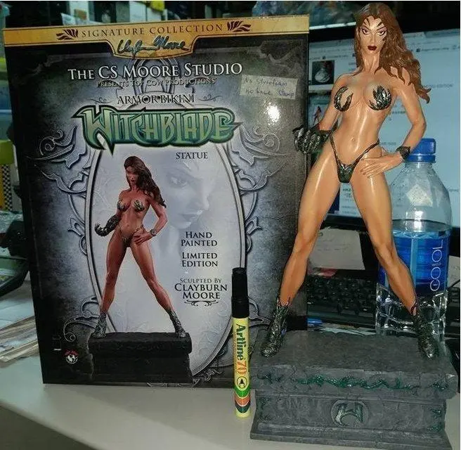 The Cs Moore Studio Witchblade Armor Bikini Statue Factory Sample 4983 陶瓷製品 (Buy) 1