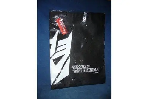 Hasbro 59012 Transformers Decepticon Shopping Bag Black 變形金剛 狂派 黑色環保購物袋 (Piu-8T) 1
