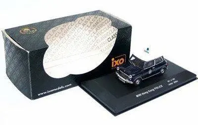 Ixo 1/43 Mini Cooper Hong Kong Police Car 香港警車合金完成品 香港警察版 (Piu-100) 1