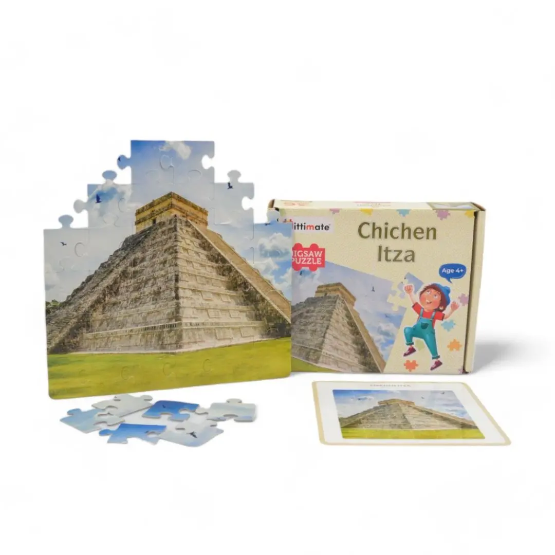 Mittimate Chichen Itza Jigsaw Puzzle – 36-Piece Cardboard Puzzle For Kids (Ages 4-6) | Fun, Learning & Perfect Birthday Gift 2