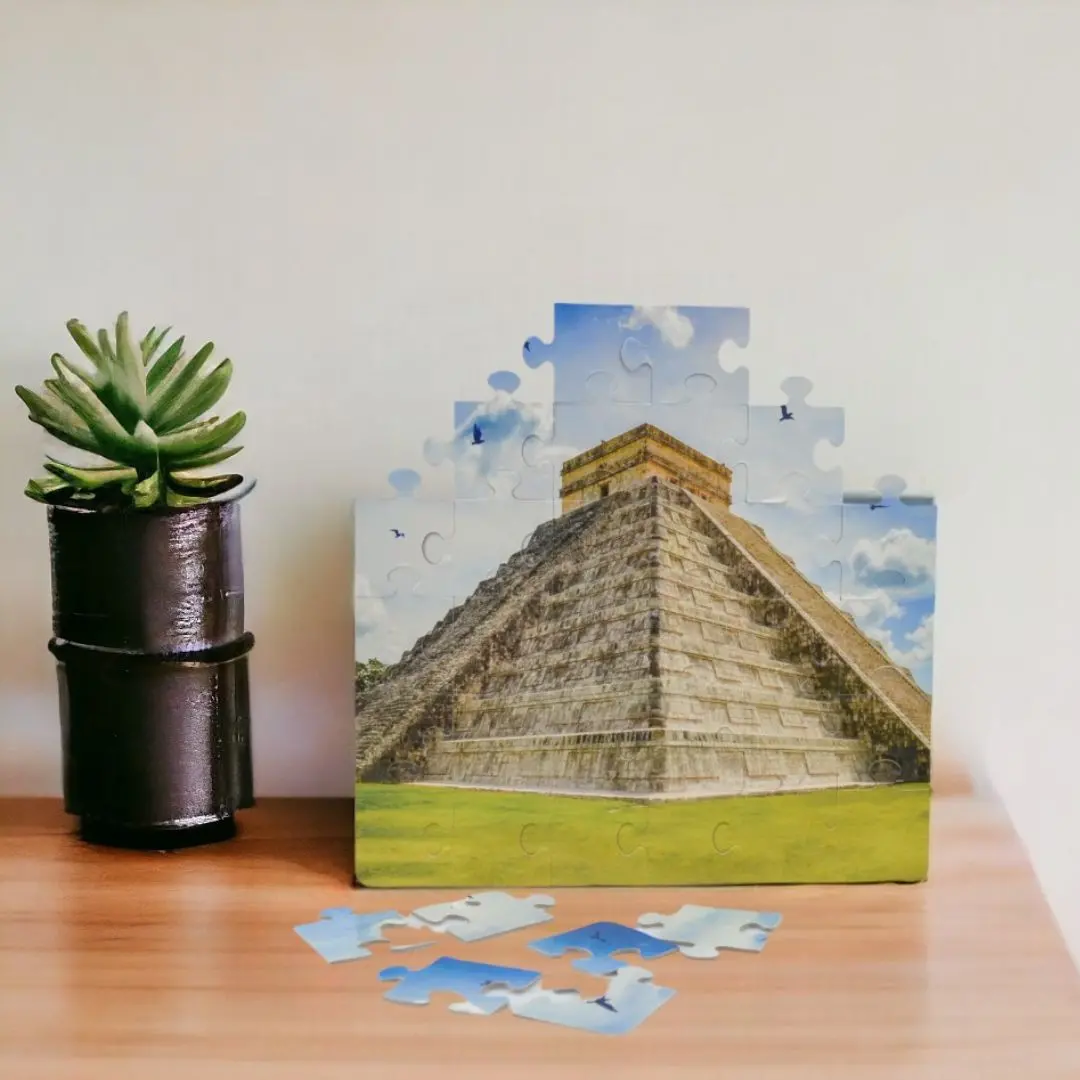 Mittimate Chichen Itza Jigsaw Puzzle – 36-Piece Cardboard Puzzle For Kids (Ages 4-6) | Fun, Learning & Perfect Birthday Gift 1